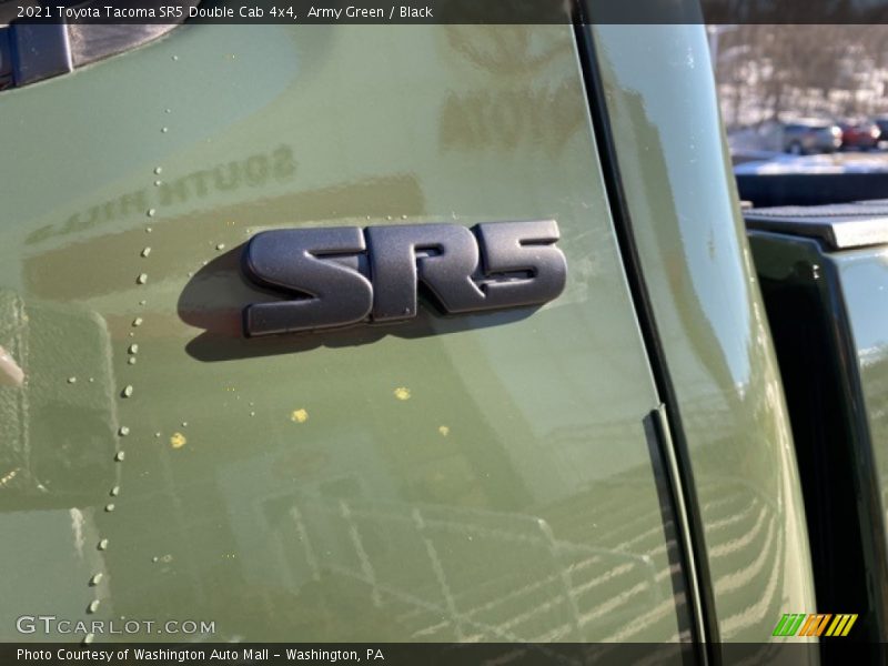 Army Green / Black 2021 Toyota Tacoma SR5 Double Cab 4x4