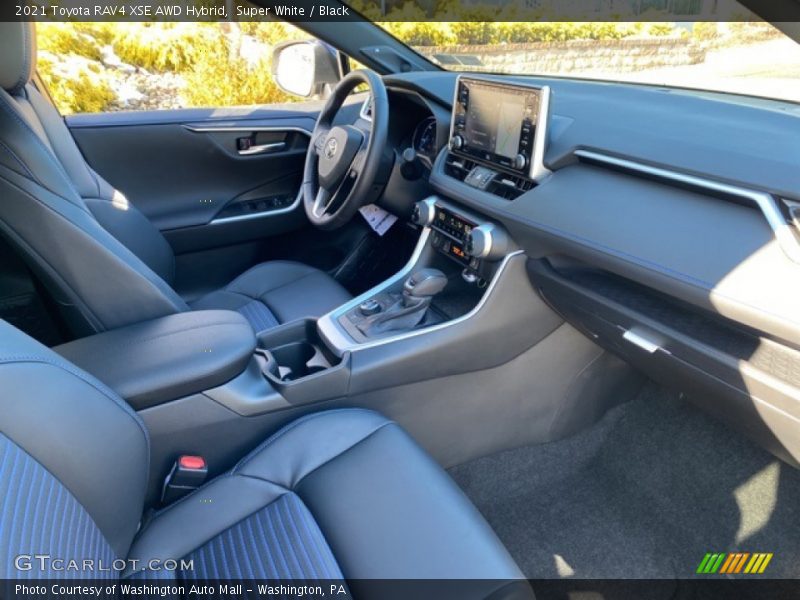 Super White / Black 2021 Toyota RAV4 XSE AWD Hybrid