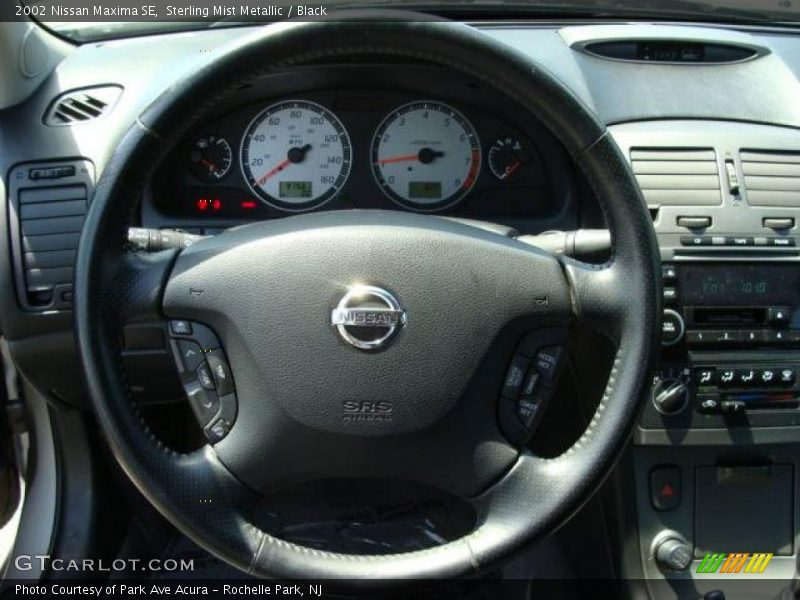 Sterling Mist Metallic / Black 2002 Nissan Maxima SE
