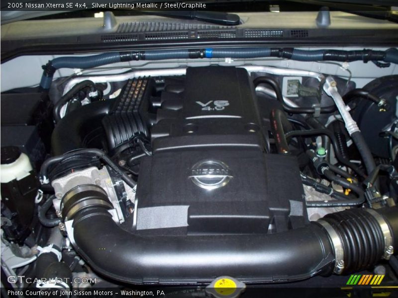 Silver Lightning Metallic / Steel/Graphite 2005 Nissan Xterra SE 4x4