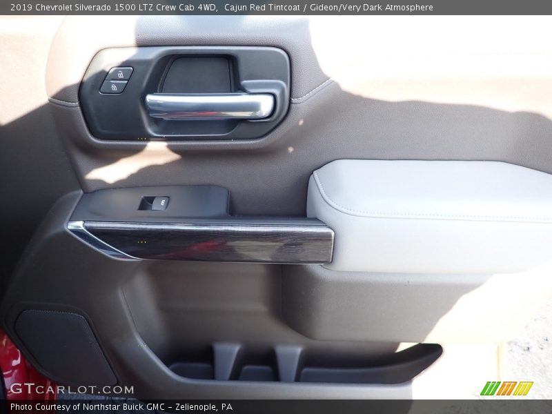 Cajun Red Tintcoat / Gideon/Very Dark Atmosphere 2019 Chevrolet Silverado 1500 LTZ Crew Cab 4WD