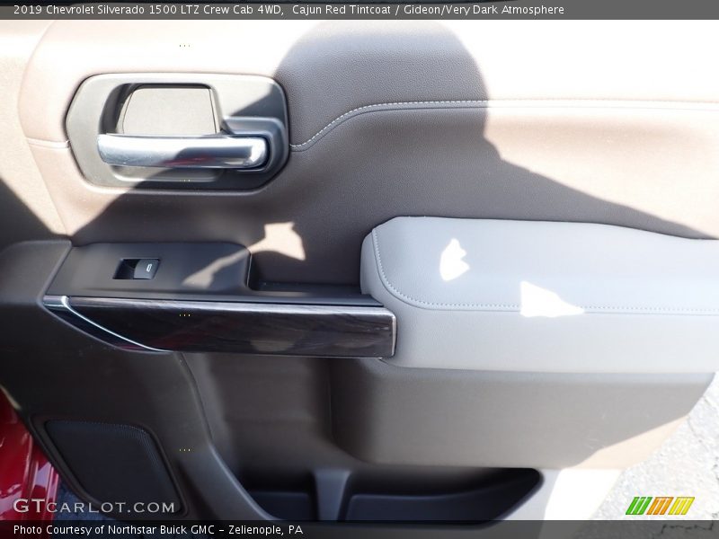 Cajun Red Tintcoat / Gideon/Very Dark Atmosphere 2019 Chevrolet Silverado 1500 LTZ Crew Cab 4WD