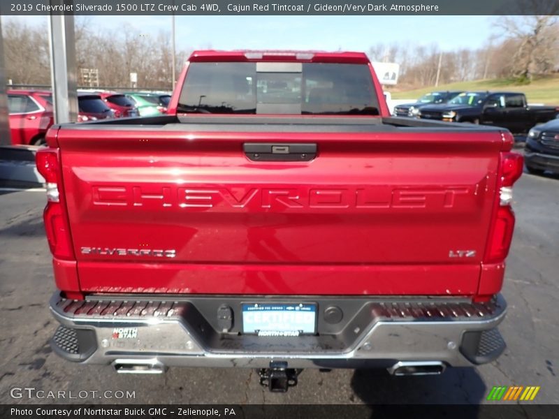 Cajun Red Tintcoat / Gideon/Very Dark Atmosphere 2019 Chevrolet Silverado 1500 LTZ Crew Cab 4WD