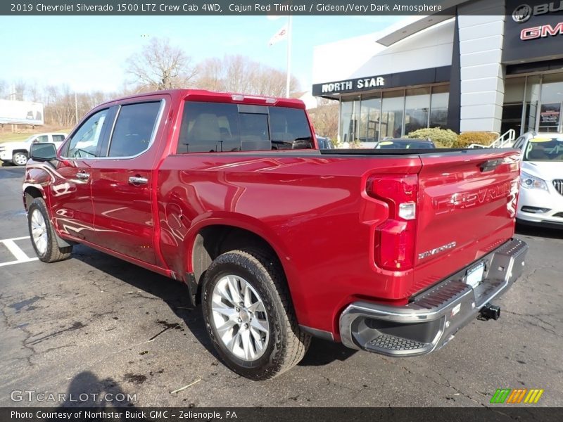 Cajun Red Tintcoat / Gideon/Very Dark Atmosphere 2019 Chevrolet Silverado 1500 LTZ Crew Cab 4WD