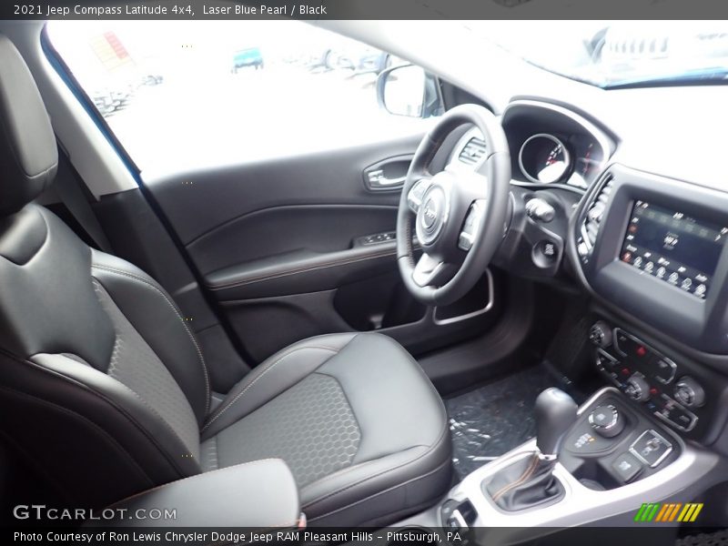Laser Blue Pearl / Black 2021 Jeep Compass Latitude 4x4