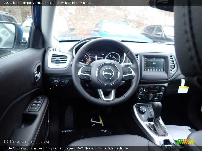 Laser Blue Pearl / Black 2021 Jeep Compass Latitude 4x4