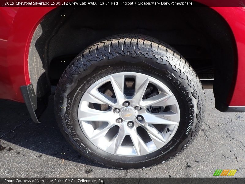 Cajun Red Tintcoat / Gideon/Very Dark Atmosphere 2019 Chevrolet Silverado 1500 LTZ Crew Cab 4WD