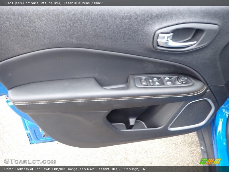 Laser Blue Pearl / Black 2021 Jeep Compass Latitude 4x4