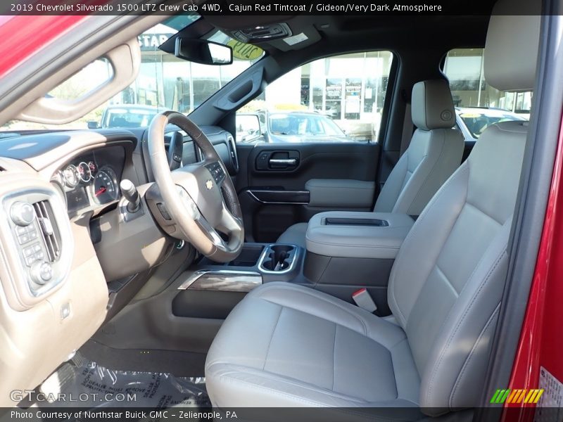 Cajun Red Tintcoat / Gideon/Very Dark Atmosphere 2019 Chevrolet Silverado 1500 LTZ Crew Cab 4WD