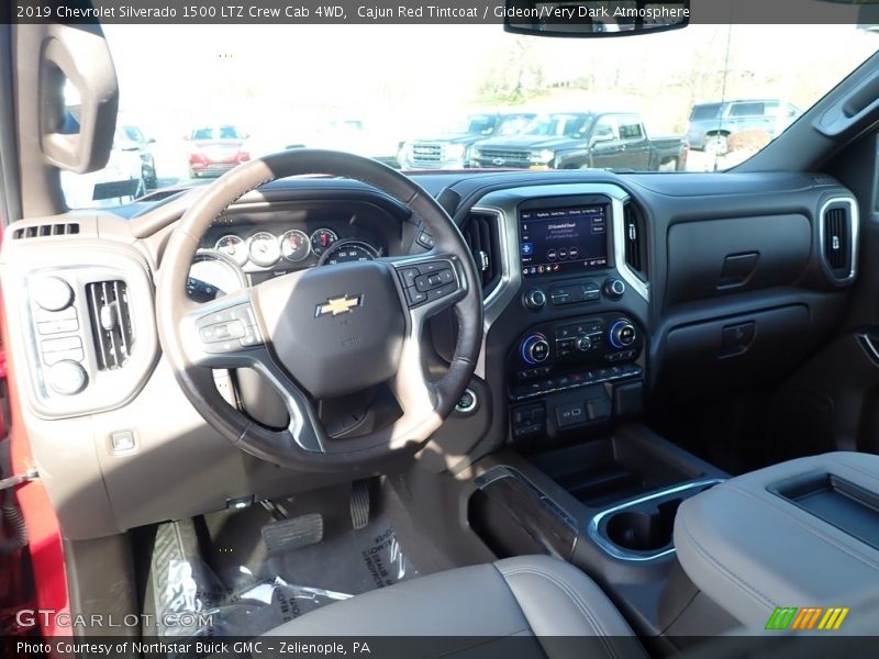 Cajun Red Tintcoat / Gideon/Very Dark Atmosphere 2019 Chevrolet Silverado 1500 LTZ Crew Cab 4WD