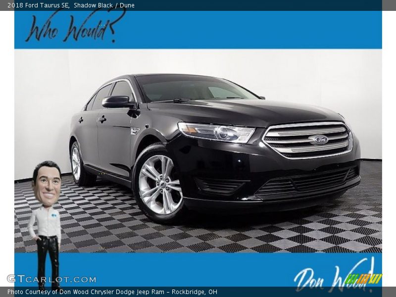 Shadow Black / Dune 2018 Ford Taurus SE