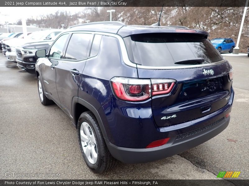 Jazz Blue Pearl / Black/Ski Gray 2021 Jeep Compass Latitude 4x4