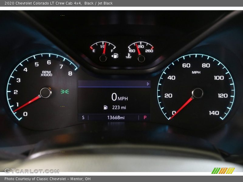 Black / Jet Black 2020 Chevrolet Colorado LT Crew Cab 4x4