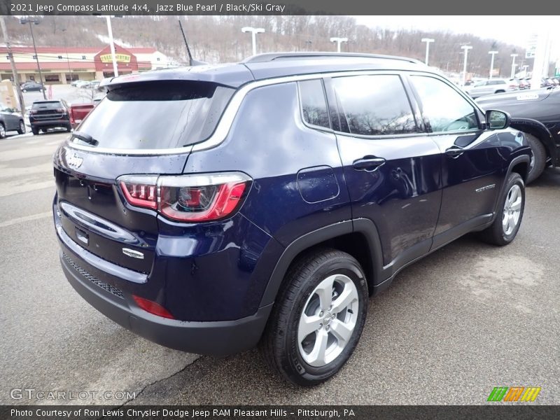 Jazz Blue Pearl / Black/Ski Gray 2021 Jeep Compass Latitude 4x4