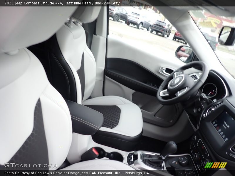 Jazz Blue Pearl / Black/Ski Gray 2021 Jeep Compass Latitude 4x4