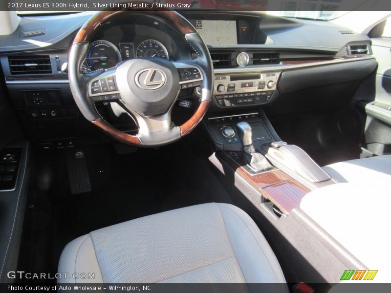 Stratus Gray Interior - 2017 ES 300h Hybrid 