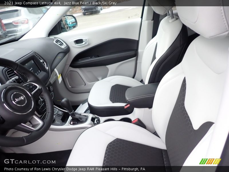 Jazz Blue Pearl / Black/Ski Gray 2021 Jeep Compass Latitude 4x4