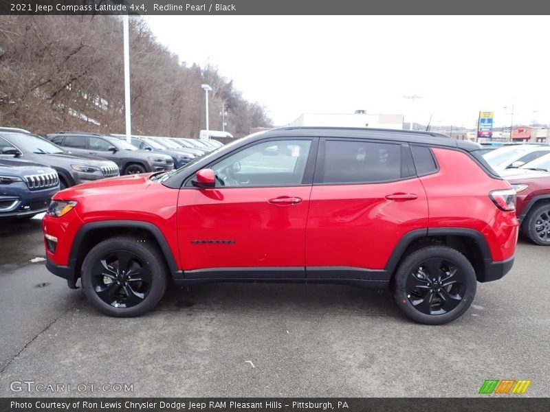 Redline Pearl / Black 2021 Jeep Compass Latitude 4x4