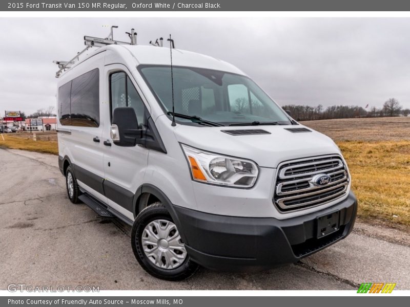 Oxford White / Charcoal Black 2015 Ford Transit Van 150 MR Regular