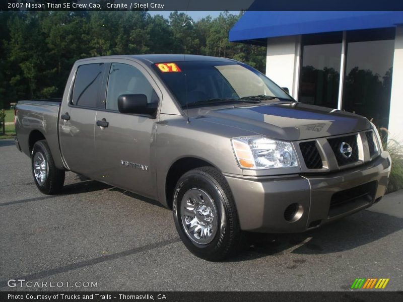 Granite / Steel Gray 2007 Nissan Titan SE Crew Cab