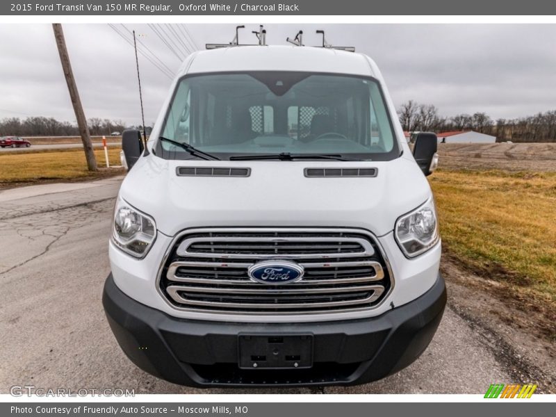 Oxford White / Charcoal Black 2015 Ford Transit Van 150 MR Regular