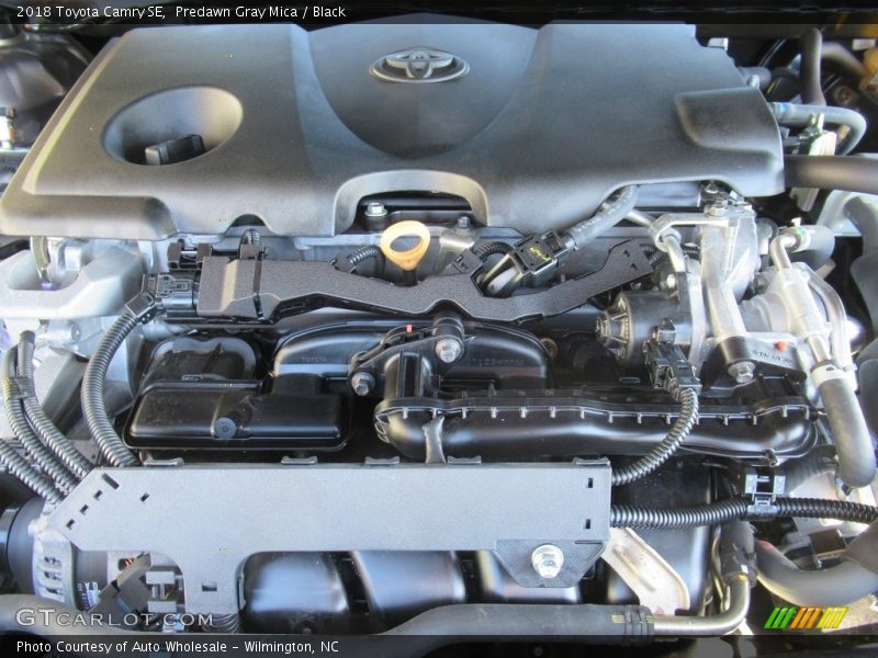 Predawn Gray Mica / Black 2018 Toyota Camry SE