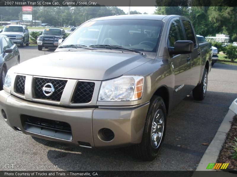 Granite / Steel Gray 2007 Nissan Titan SE Crew Cab