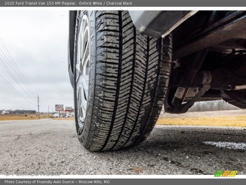 Oxford White / Charcoal Black 2015 Ford Transit Van 150 MR Regular