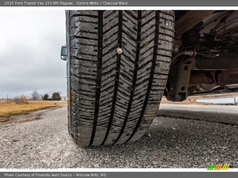 Oxford White / Charcoal Black 2015 Ford Transit Van 150 MR Regular