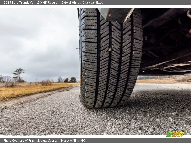 Oxford White / Charcoal Black 2015 Ford Transit Van 150 MR Regular