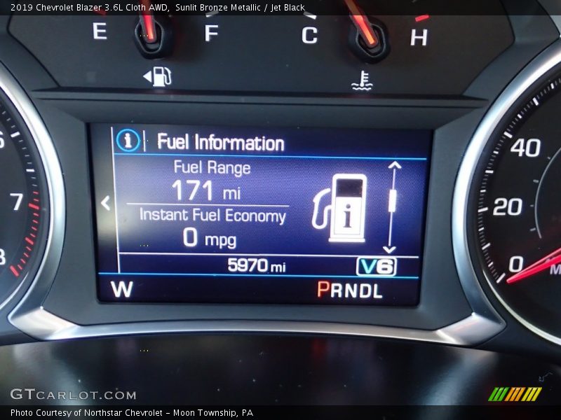 Sunlit Bronze Metallic / Jet Black 2019 Chevrolet Blazer 3.6L Cloth AWD