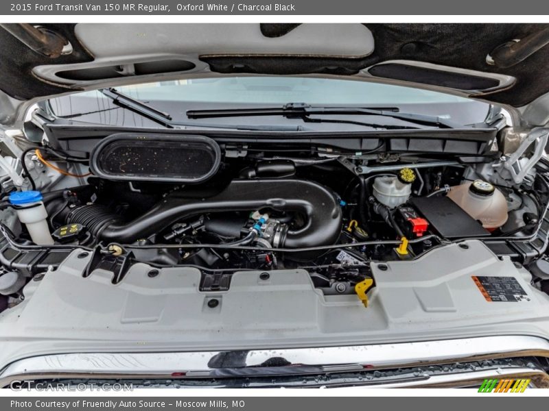 Oxford White / Charcoal Black 2015 Ford Transit Van 150 MR Regular