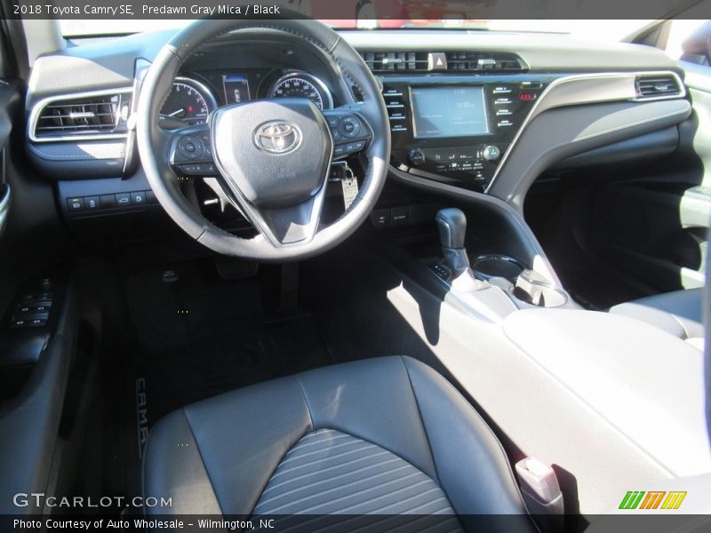 Predawn Gray Mica / Black 2018 Toyota Camry SE