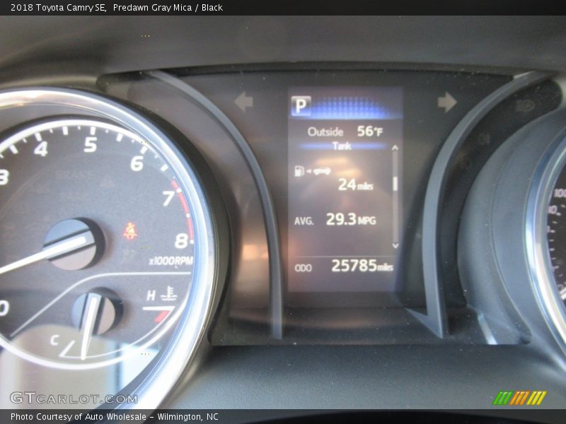 Predawn Gray Mica / Black 2018 Toyota Camry SE
