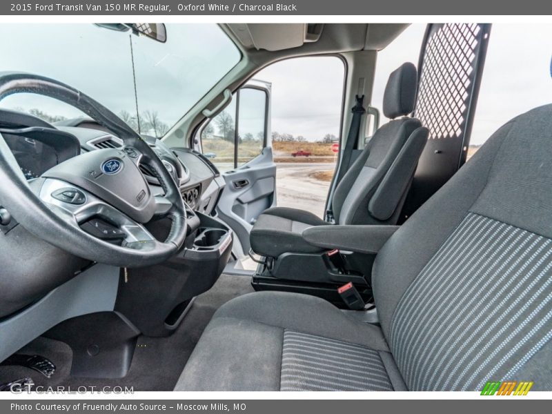 Oxford White / Charcoal Black 2015 Ford Transit Van 150 MR Regular