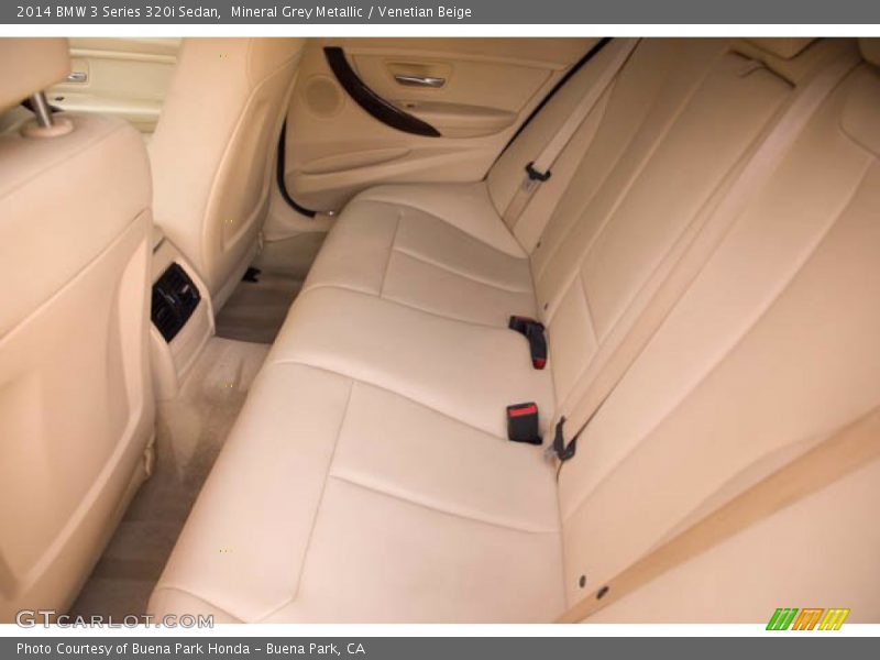 Mineral Grey Metallic / Venetian Beige 2014 BMW 3 Series 320i Sedan