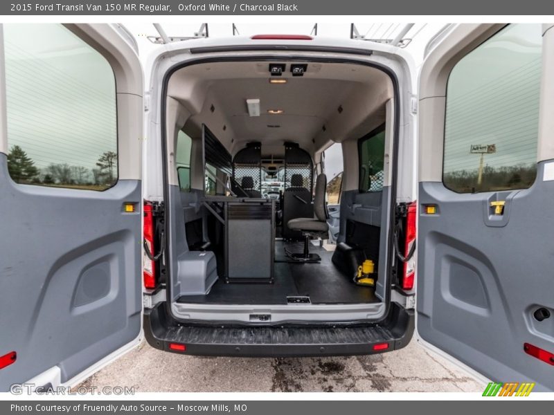 Oxford White / Charcoal Black 2015 Ford Transit Van 150 MR Regular