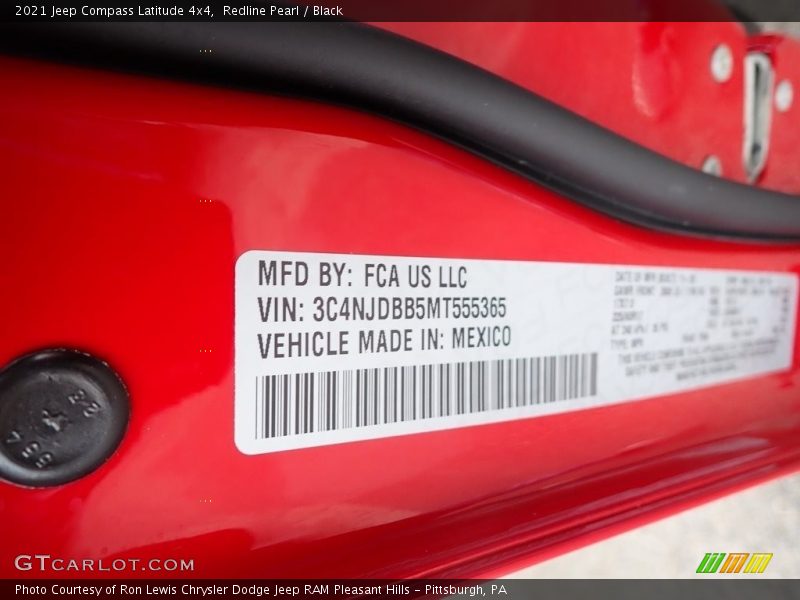 Redline Pearl / Black 2021 Jeep Compass Latitude 4x4