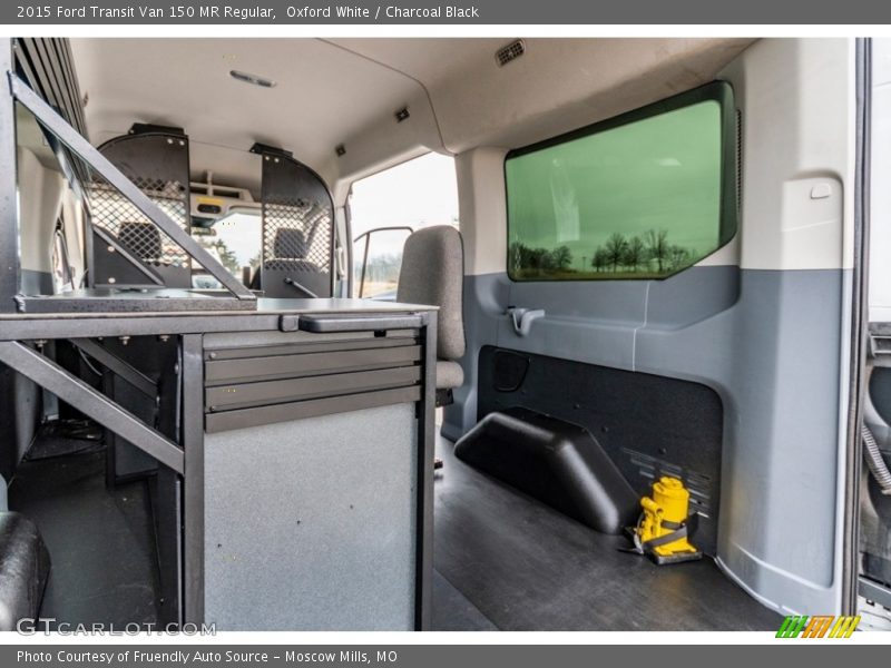 Oxford White / Charcoal Black 2015 Ford Transit Van 150 MR Regular