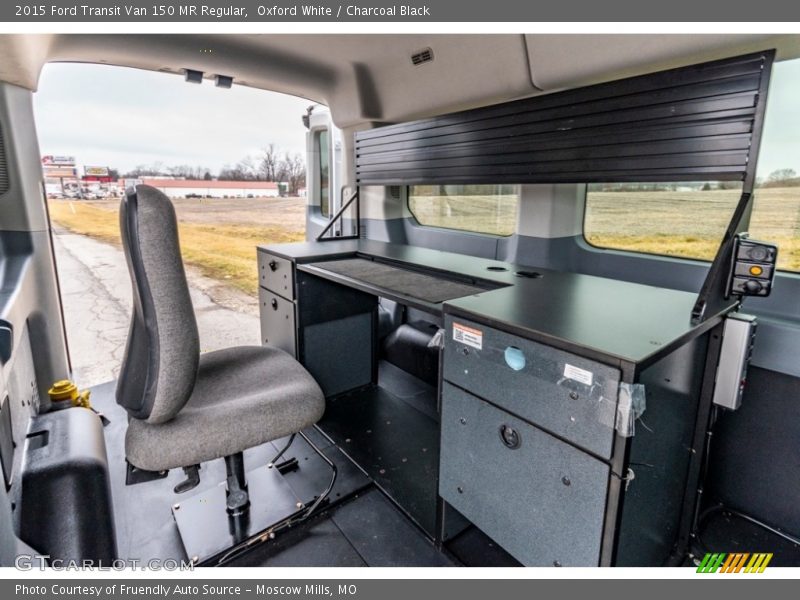 Oxford White / Charcoal Black 2015 Ford Transit Van 150 MR Regular