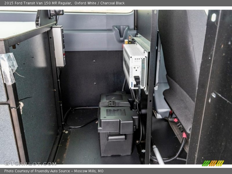 Oxford White / Charcoal Black 2015 Ford Transit Van 150 MR Regular