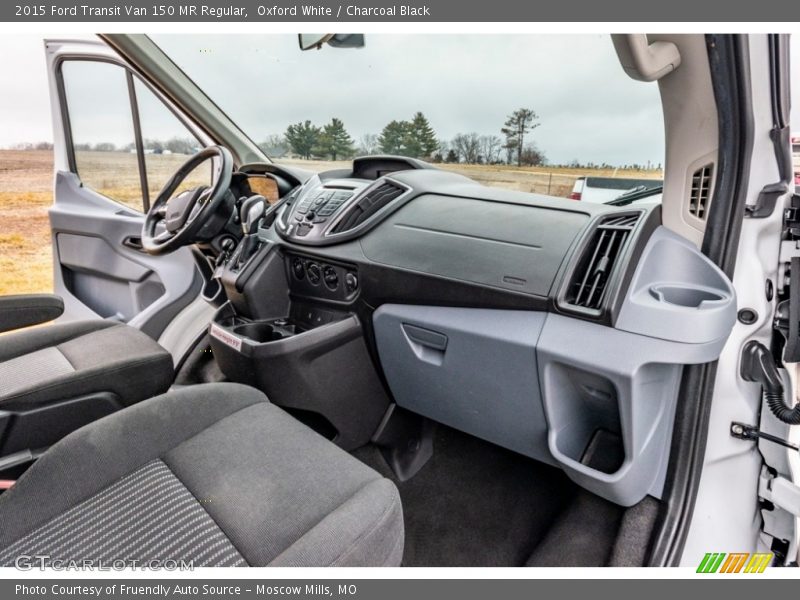 Oxford White / Charcoal Black 2015 Ford Transit Van 150 MR Regular