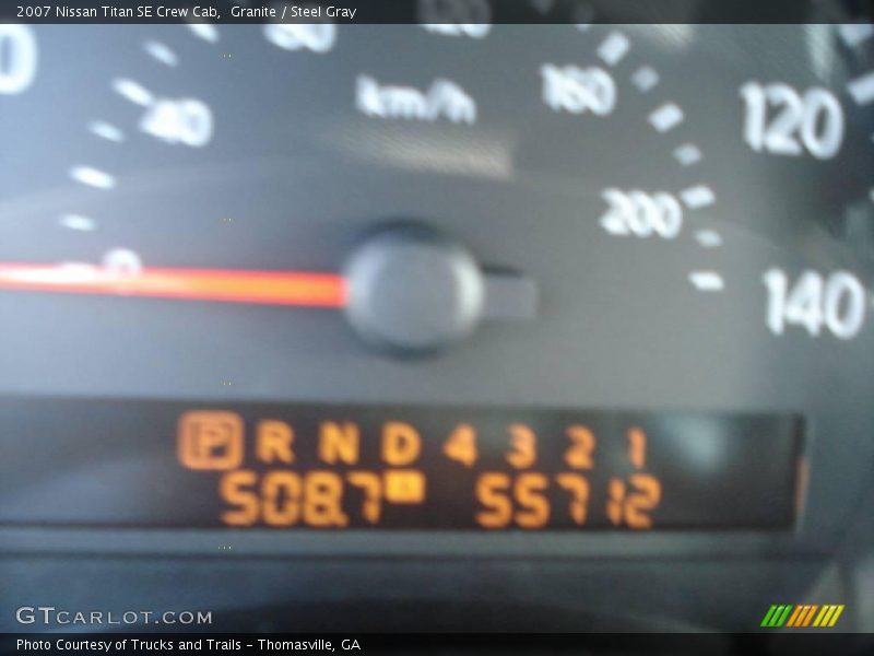 Granite / Steel Gray 2007 Nissan Titan SE Crew Cab