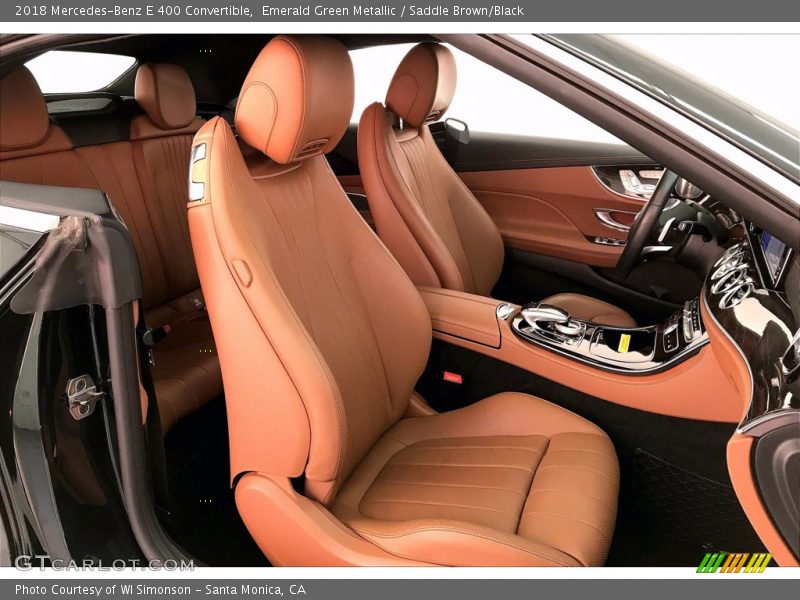 Emerald Green Metallic / Saddle Brown/Black 2018 Mercedes-Benz E 400 Convertible