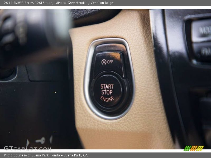 Mineral Grey Metallic / Venetian Beige 2014 BMW 3 Series 320i Sedan