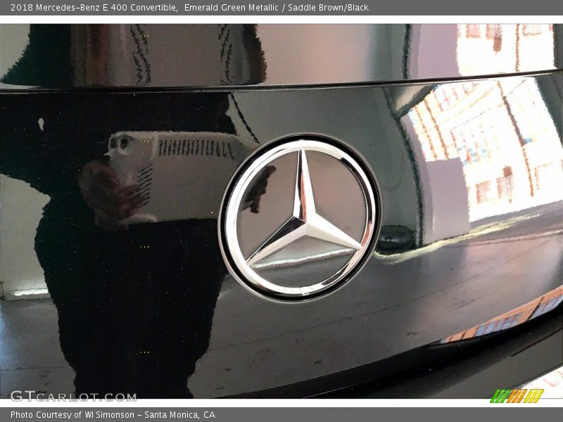 Emerald Green Metallic / Saddle Brown/Black 2018 Mercedes-Benz E 400 Convertible