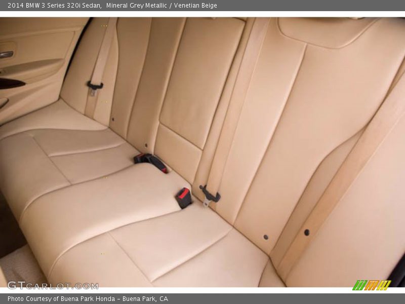 Mineral Grey Metallic / Venetian Beige 2014 BMW 3 Series 320i Sedan