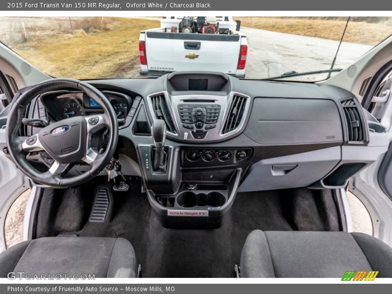 Oxford White / Charcoal Black 2015 Ford Transit Van 150 MR Regular