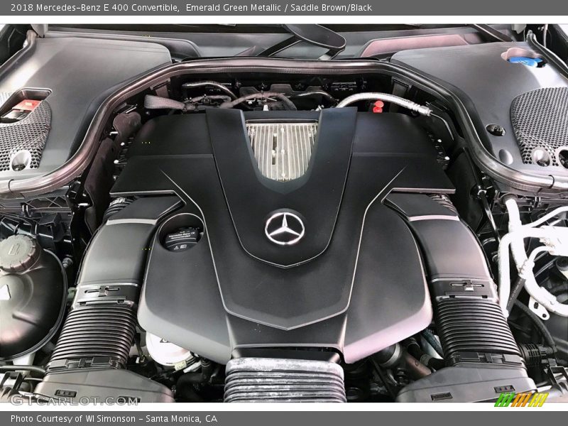 Emerald Green Metallic / Saddle Brown/Black 2018 Mercedes-Benz E 400 Convertible