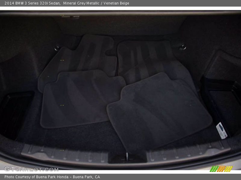 Mineral Grey Metallic / Venetian Beige 2014 BMW 3 Series 320i Sedan